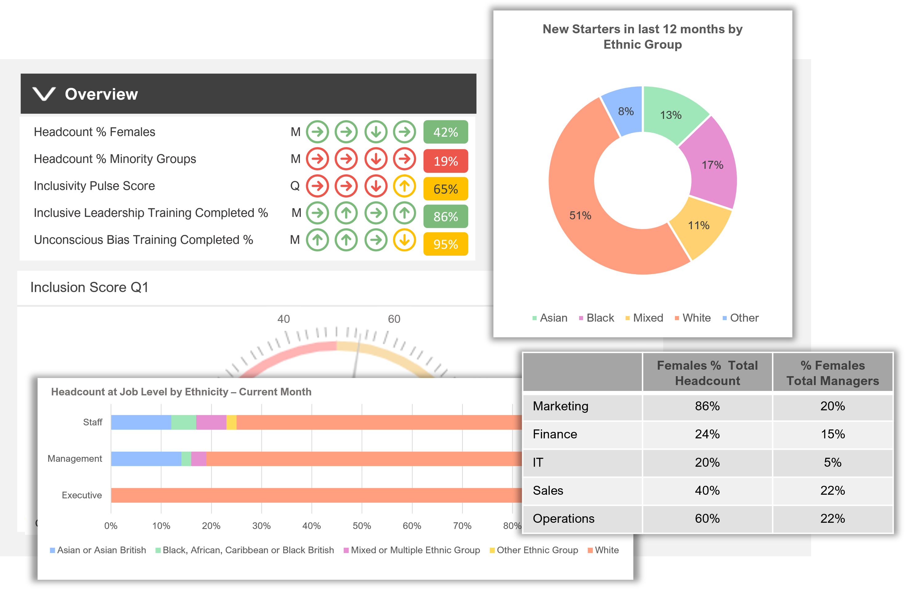 Diversity and Inclusion Dashboard